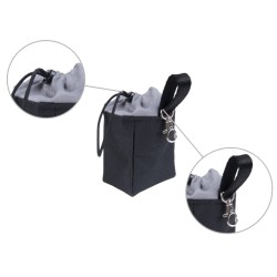 AMIPLAY Torebka na przysmaki Samba - Czarna