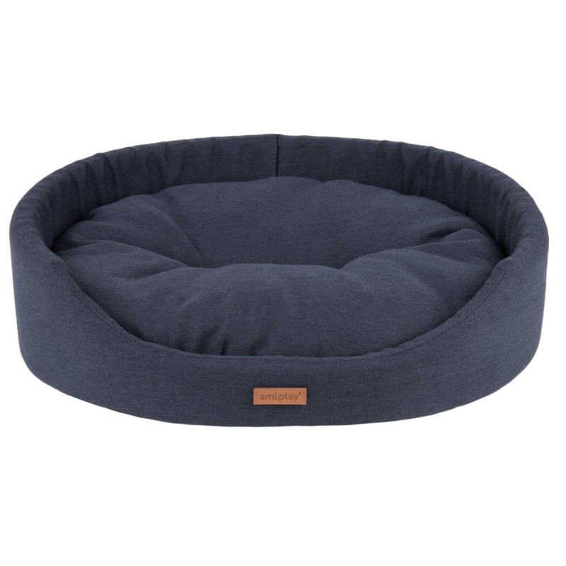 AMIPLAY Montana Legowisko owalne - Czarne M