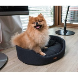 AMIPLAY Montana Legowisko owalne - Bordowe S