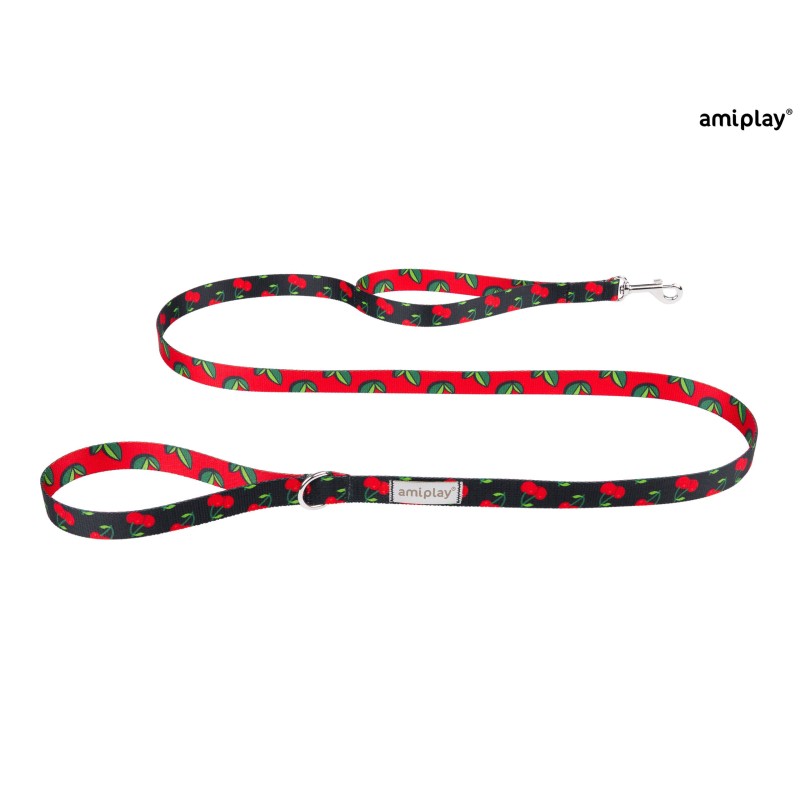 AMIPLAY Smycz BeHappy - Cherry S