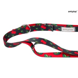 AMIPLAY Smycz regulowana 7 in 1 BeHappy - Cherry XL