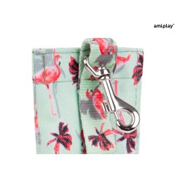 AMIPLAY Torebka na worki do odchodów BeHappy - Flamingo