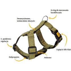 DINGO Szelki Scandi - zielone M