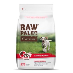 RAW PALEO Puppy Large Beef 2,5 kg