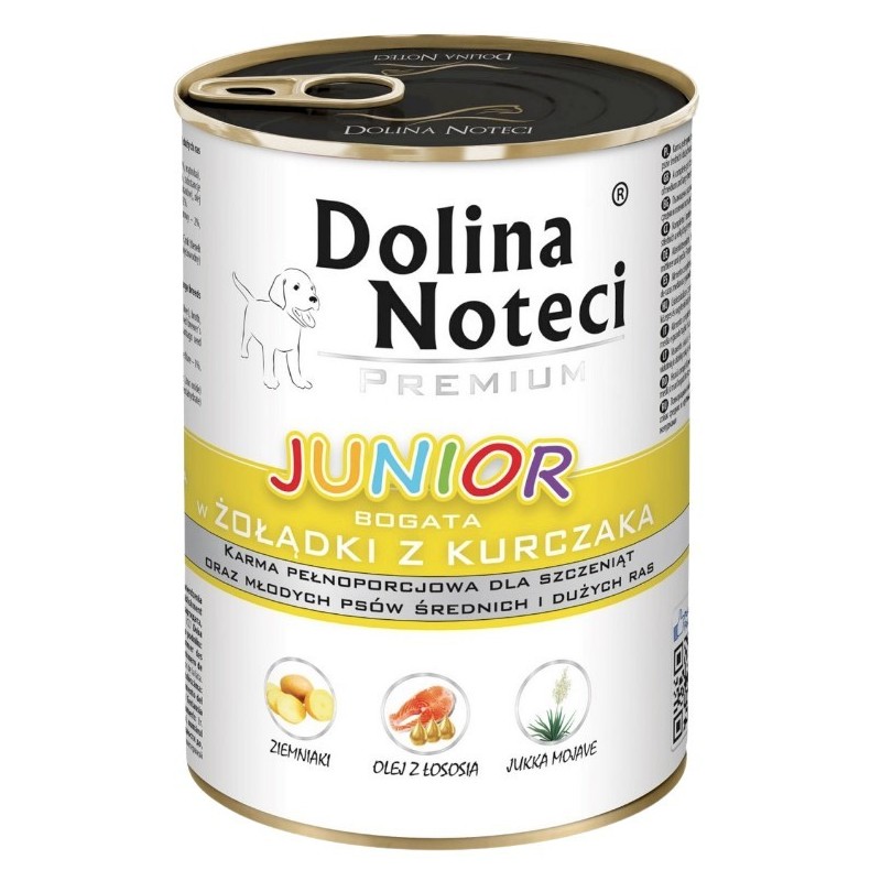 DOLINA NOTECI Premium Junior - żołądki z kurczaka 400g