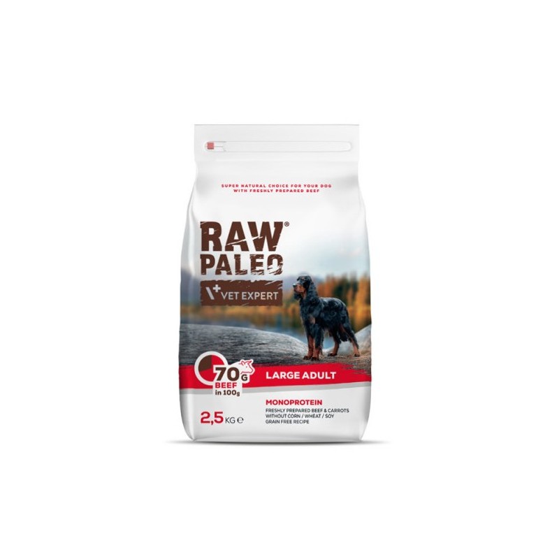 RAW PALEO Adult Large Beef 2,5 kg