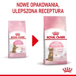 ROYAL CANIN Kitten Sterilised karma sucha dla kociąt od 4 do 12 miesiąca życia, sterylizowanych 2x 3,5kg