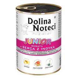 DOLINA NOTECI Premium Junior - serca z indyka 400g
