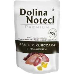 DOLINA NOTECI Danie dla małych ras - Kurczak z Makaronem (saszetka) 100g