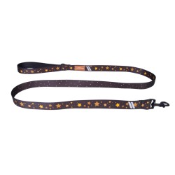 LAUREN DESIGN Color Smycz krótka - stars 2,5 x 150 cm