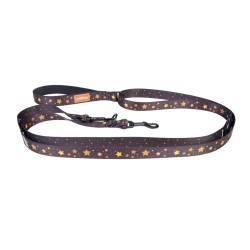 LAUREN DESIGN Color Smycz przepinana - stars 2,5cm x 145cm - 240cm