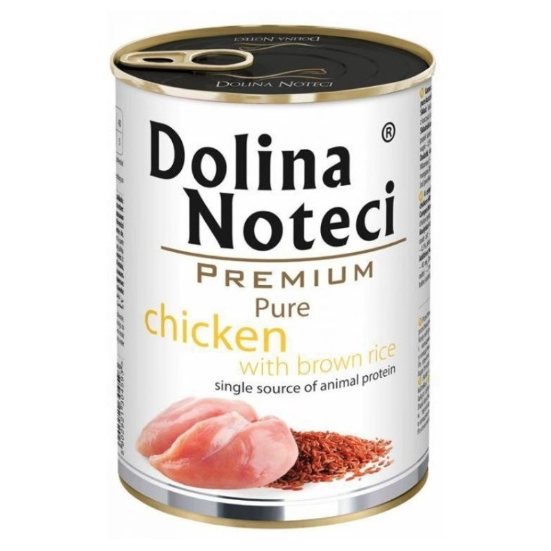 DOLINA NOTECI Premium Pure Kurczak z brązowym ryżem 800g