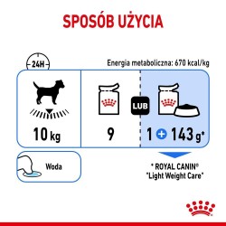 ROYAL CANIN CCN Light Weight Care karma mokra - pasztet dla psów dorosłych z tendencją do nadwagi 85g