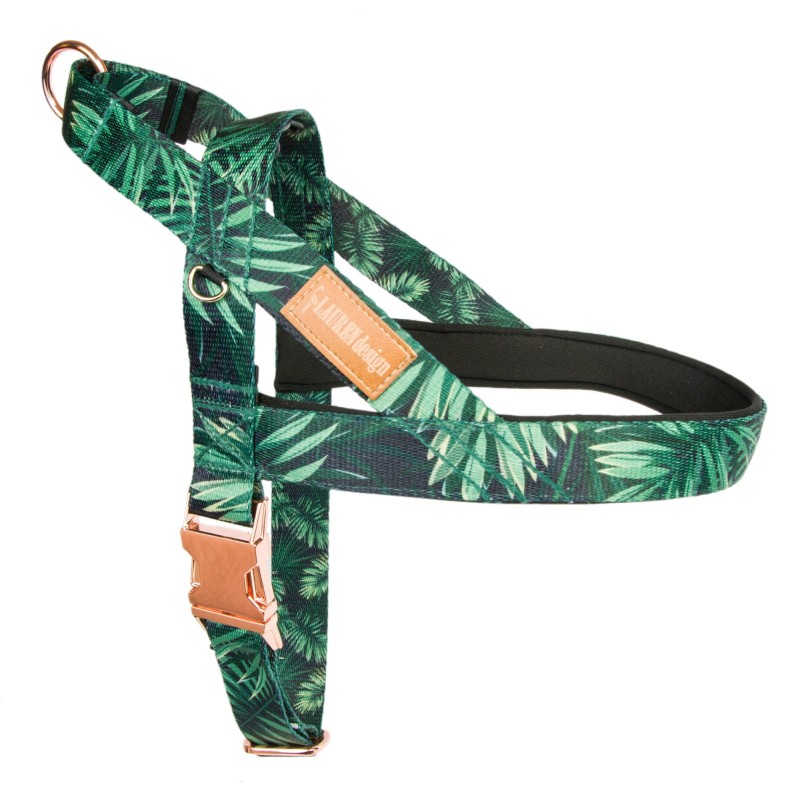 LAUREN DESIGN Color Szelki norweskie - forest gold XL