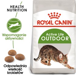 ROYAL CANIN Outdoor karma sucha dla kotów dorosłych, aktywnych i często wychodzących na zewnątrz 2kg