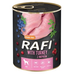 DOLINA NOTECI RAFI Indyk, Borówki i Żurawina 12x 800g