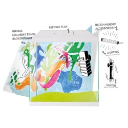 AQUAEL Zestaw akwariowy Leddy Mini 30 - biały