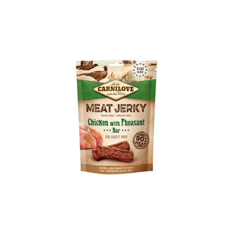 CARNILOVE JERKY Chicken with Pheasant Bar 100g