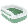 TRIXIE Kuweta Delio z wysokim obrzeżem - zielona/biała