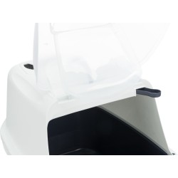 TRIXIE Kuweta kryta Vico Open Top - niebiesko-szara/biała