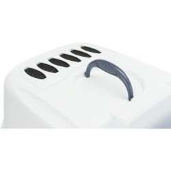 TRIXIE Kuweta kryta Vico Open Top - niebiesko-szara/biała