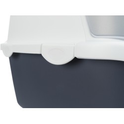 TRIXIE Kuweta kryta Vico Open Top - niebiesko-szara/biała