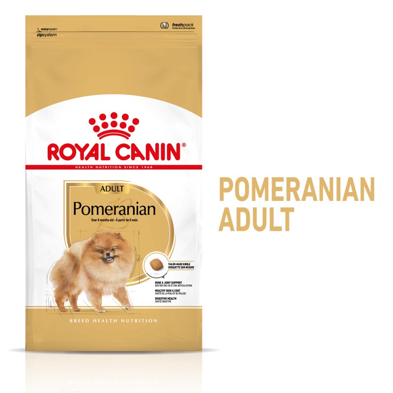 ROYAL CANIN Pomeranian Adult karma sucha dla psów dorosłych rasy szpic miniaturowy 1,5 kg