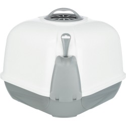 TRIXIE Kuweta narożnikowa kryta Maro - jasnoszara/granit