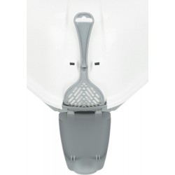 TRIXIE Kuweta narożnikowa kryta Maro - jasnoszara/granit