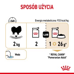 ROYAL CANIN Pomeranian Adult karma mokra, pasztet dla psów dorosłych rasy szpic miniaturowy 24x 85g