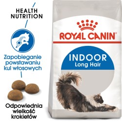 ROYAL CANIN  Indoor Long Hair karma sucha dla kotów dorosłych, długowłose, przebywających wyłącznie w domu 2kg