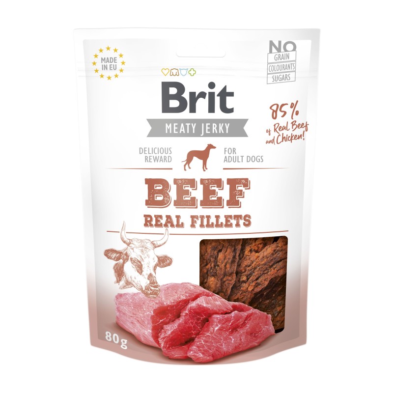 BRIT JERKY Beef and Chicken Fillets 200g