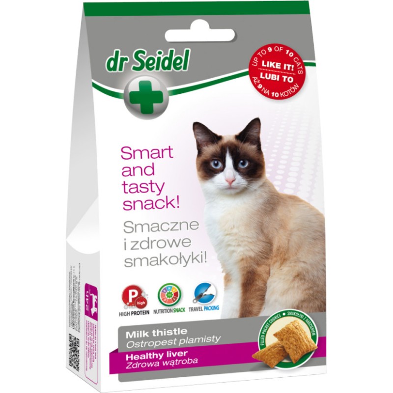 DR SEIDEL Smakołyki na zdrową wątrobę dla kotów 50g