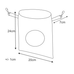 LAUREN DESIGN Paśnik 24cm x 20cm