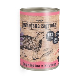 WIEJSKA ZAGRODA dla kota - Jagnięcina z krylem (puszka) 200g