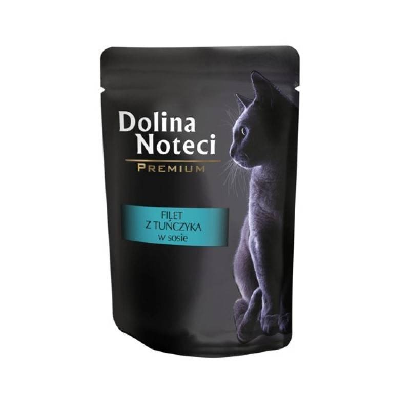 DOLINA NOTECI Filet z tuńczyka dla kota 85g (saszetka)