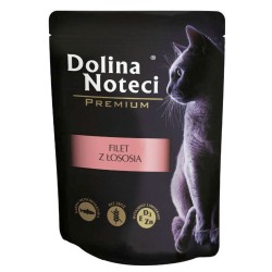 DOLINA NOTECI Filet z łososia dla kota 85g (saszetka)