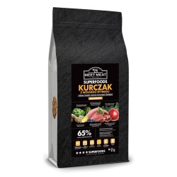 MEET MEAT Superfoods Adult Kurczak z wolnego wybiegu 12kg