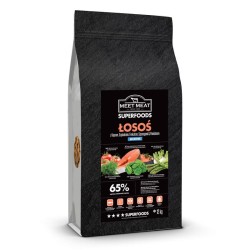 MEET MEAT Superfoods Puppy Łosoś 2kg