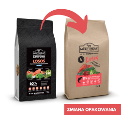 MEET MEAT Superfoods Puppy Łosoś 12kg