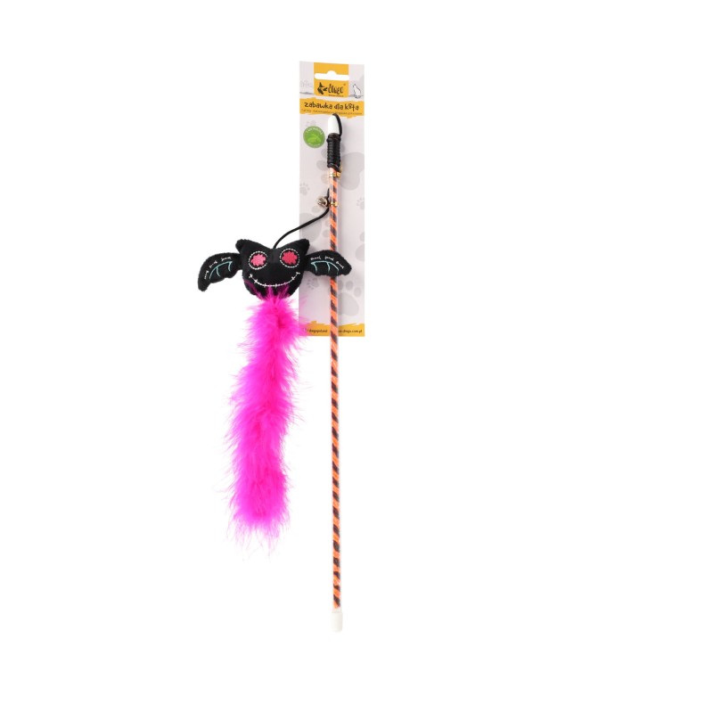 DINGO Zabawka Halloween dla kota - Wędka Zbój