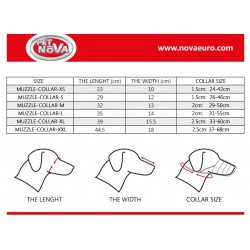 PET NOVA Kaganiec plastikowy z obrożą XXL