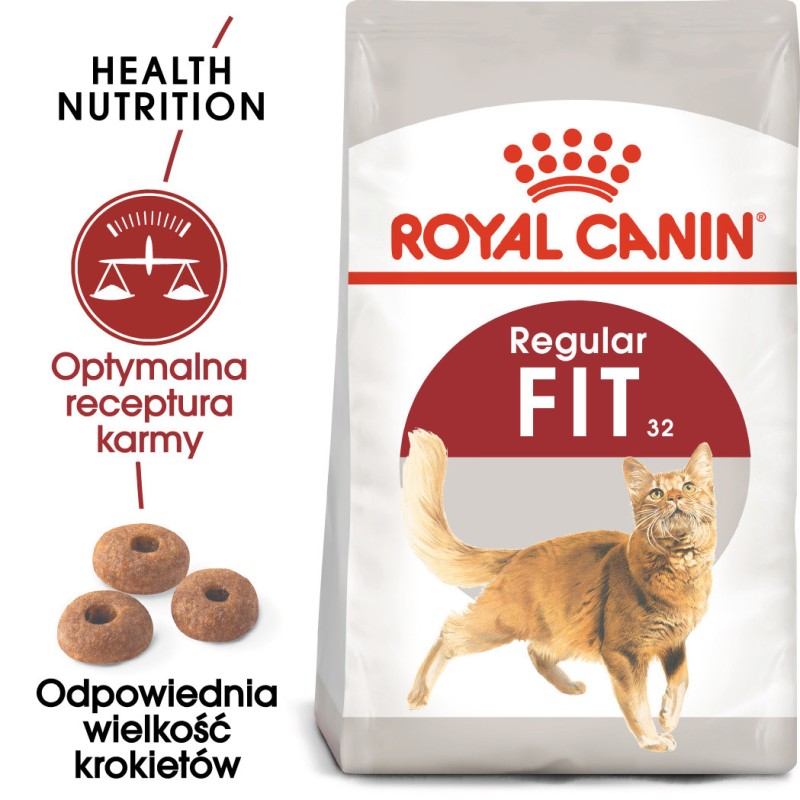 ROYAL CANIN FIT 32 karma sucha dla kotów dorosłych, wspierająca idealną kondycję 10 kg