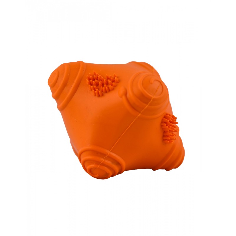 PET NOVA Piłka wariatka 5 cm - pomarańczowa