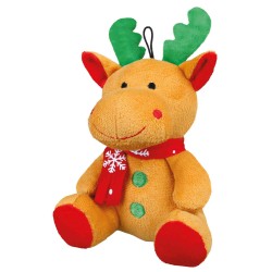 TRIXIE Zestaw zabawek świątecznych 20 cm - Renifer / Miś / Mikołaj 1 szt.