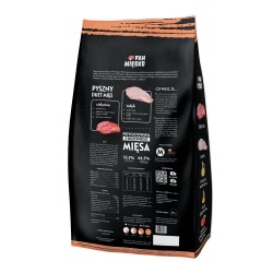 PAN MIĘSKO Cielęcina z indykiem - rozmiar chrupek: M (średni) 9 kg