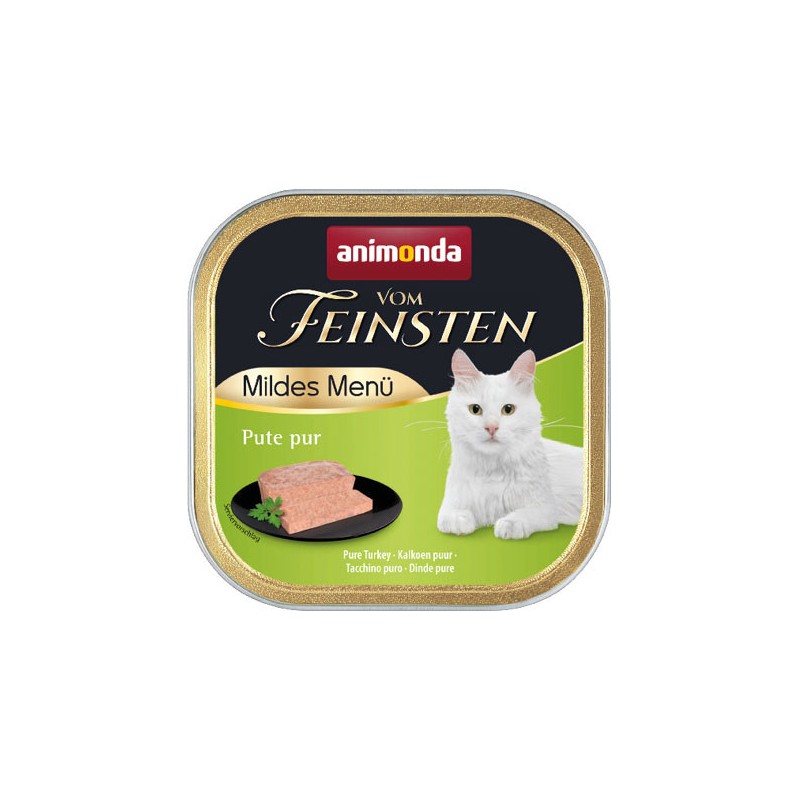 ANIMONDA Cat Vom Feinsten Mild Menu Adult - czysty indyk 100g