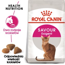 ROYAL CANIN Exigent Savour Sensation karma sucha dla kotów dorosłych, wybrednych, kierujących się teksturą krokieta 400g
