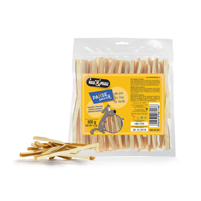 HAU MIAU kanapka z kurczakiem 500g