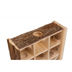 TRIXIE Wieża do zabawy Natural Living 30 × 30 × 10 cm (myszy, chomiki)